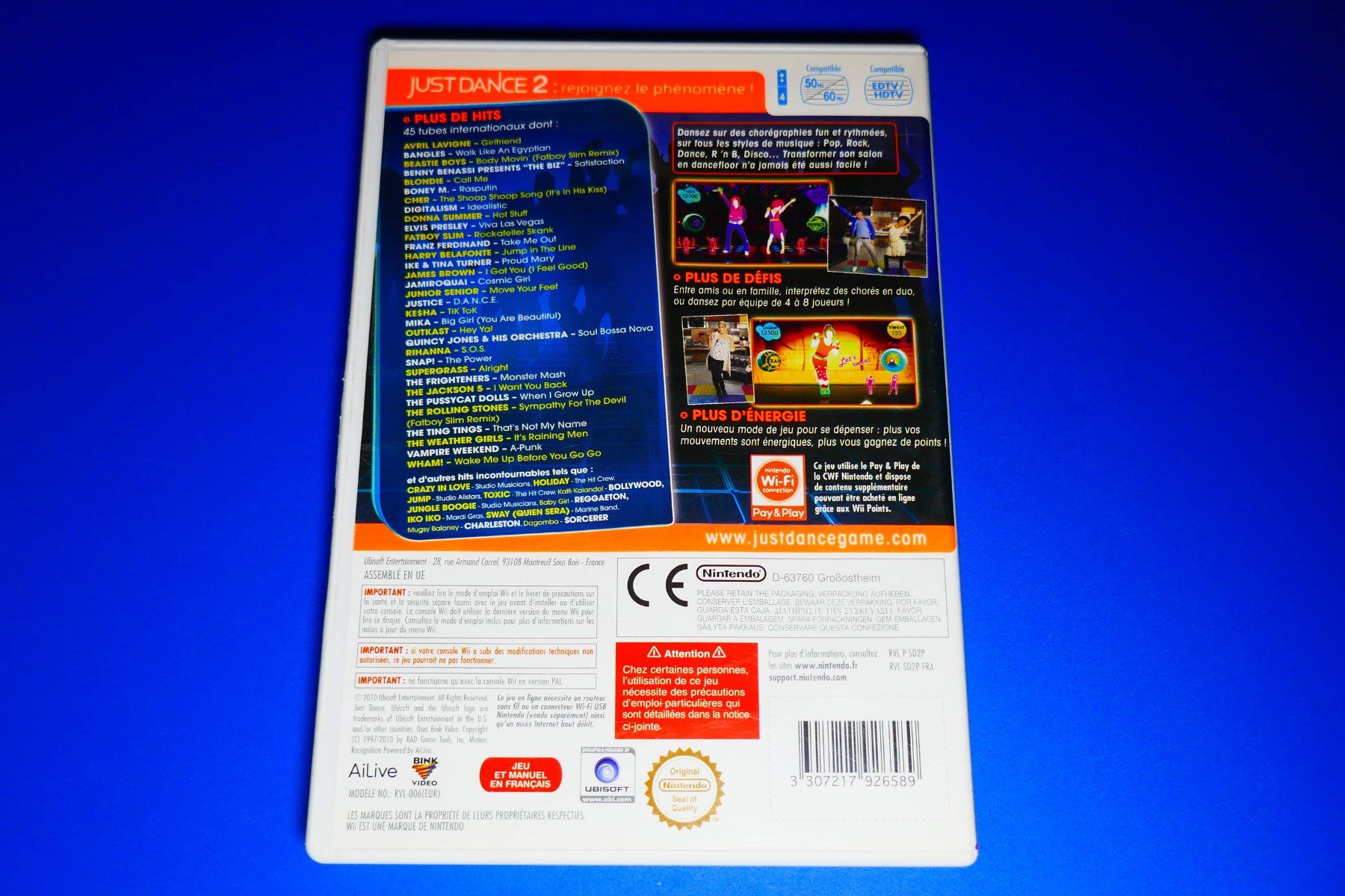 Nintendo Giochi: Just Dance 2 - Nintendo Wii – Usato da Vuarrens venduto da Espace-Retro 2