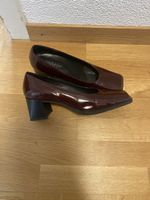 Pumps Lackleder dunkelrot Gr. 36.5