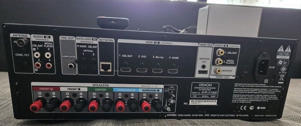 Jamo Home Cinema: Home Cinema System + AVR – Usato da Winterthur venduto da Men_in_black 4