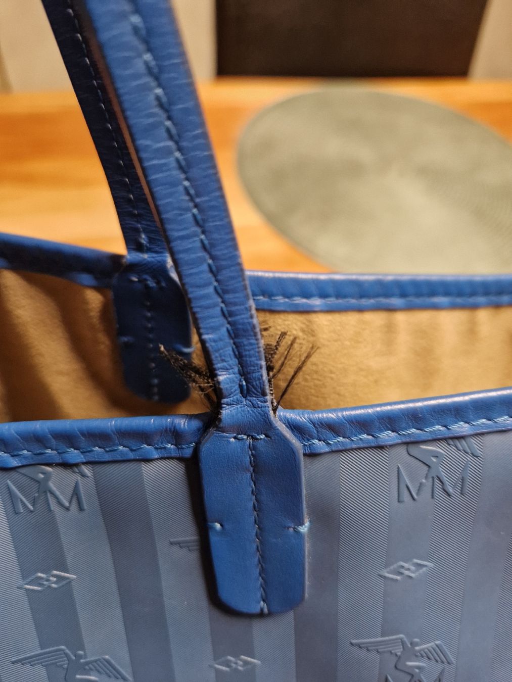 Maison Mollerus Taschen für Damen: Mollerus Shopper blau / Silber – Gebraucht aus Wallisellen von misnenes 7