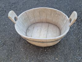 Holz Bottig mit Henkel alt 