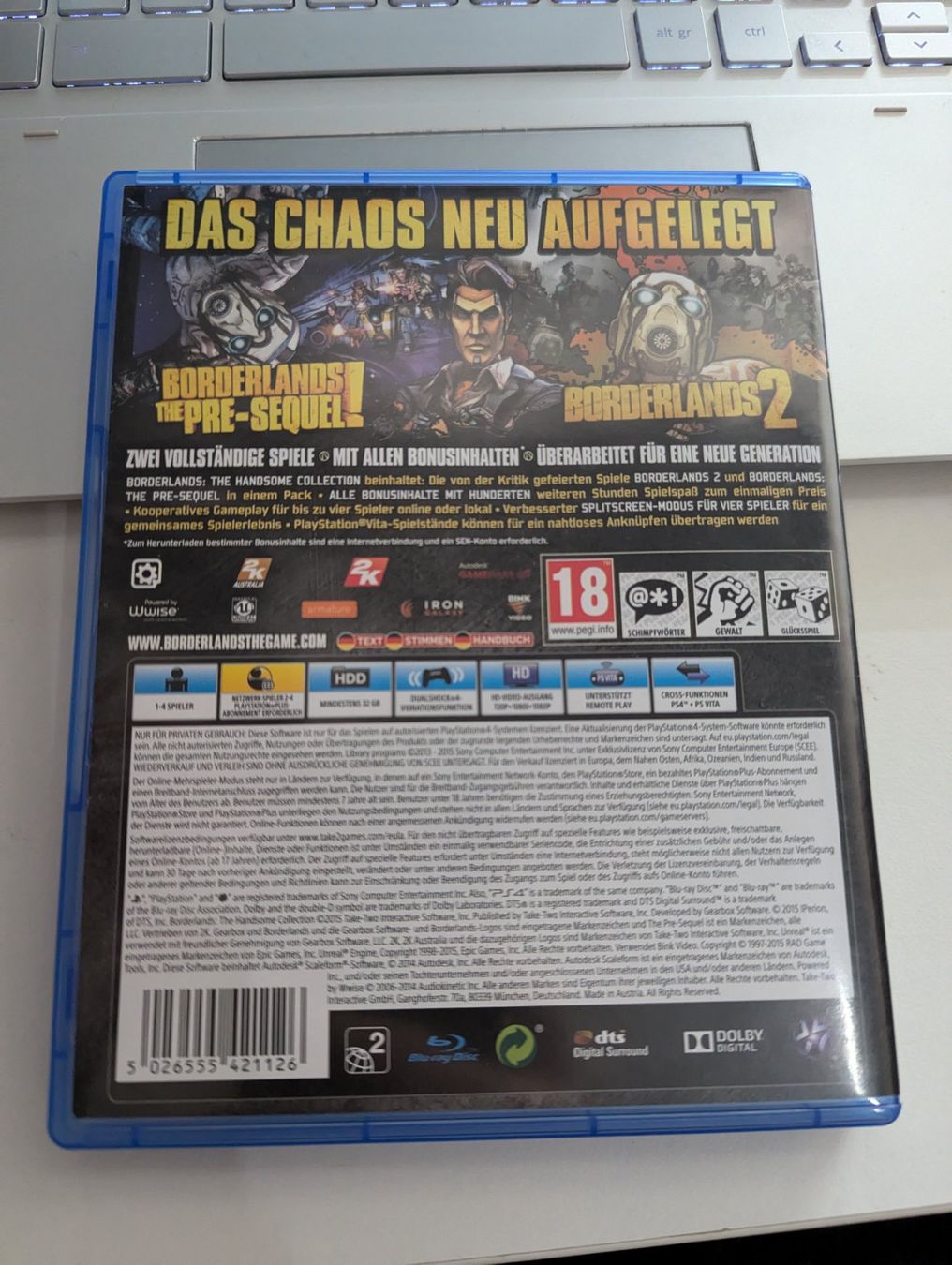 Sony Spiele: Borderlands The Handsome Collection - Playstation 4 PS4 Game – Gebraucht aus Hünenberg See von SpecialEditionGaming 1