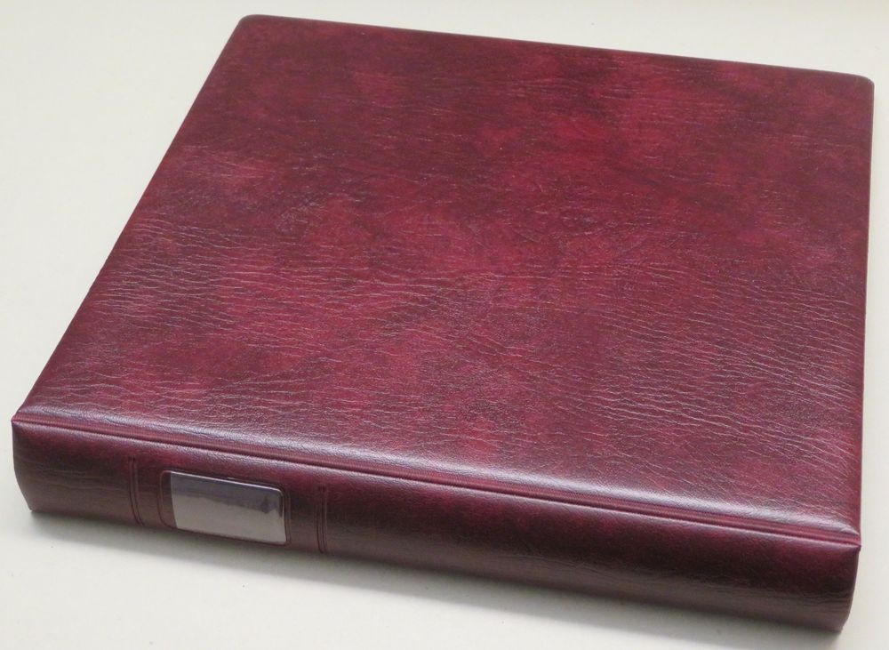 LINDNER Briefmarkenalbum Set - Ringbinder Mit 20 Schwarzen Einsteckblättern & Schutzkassette