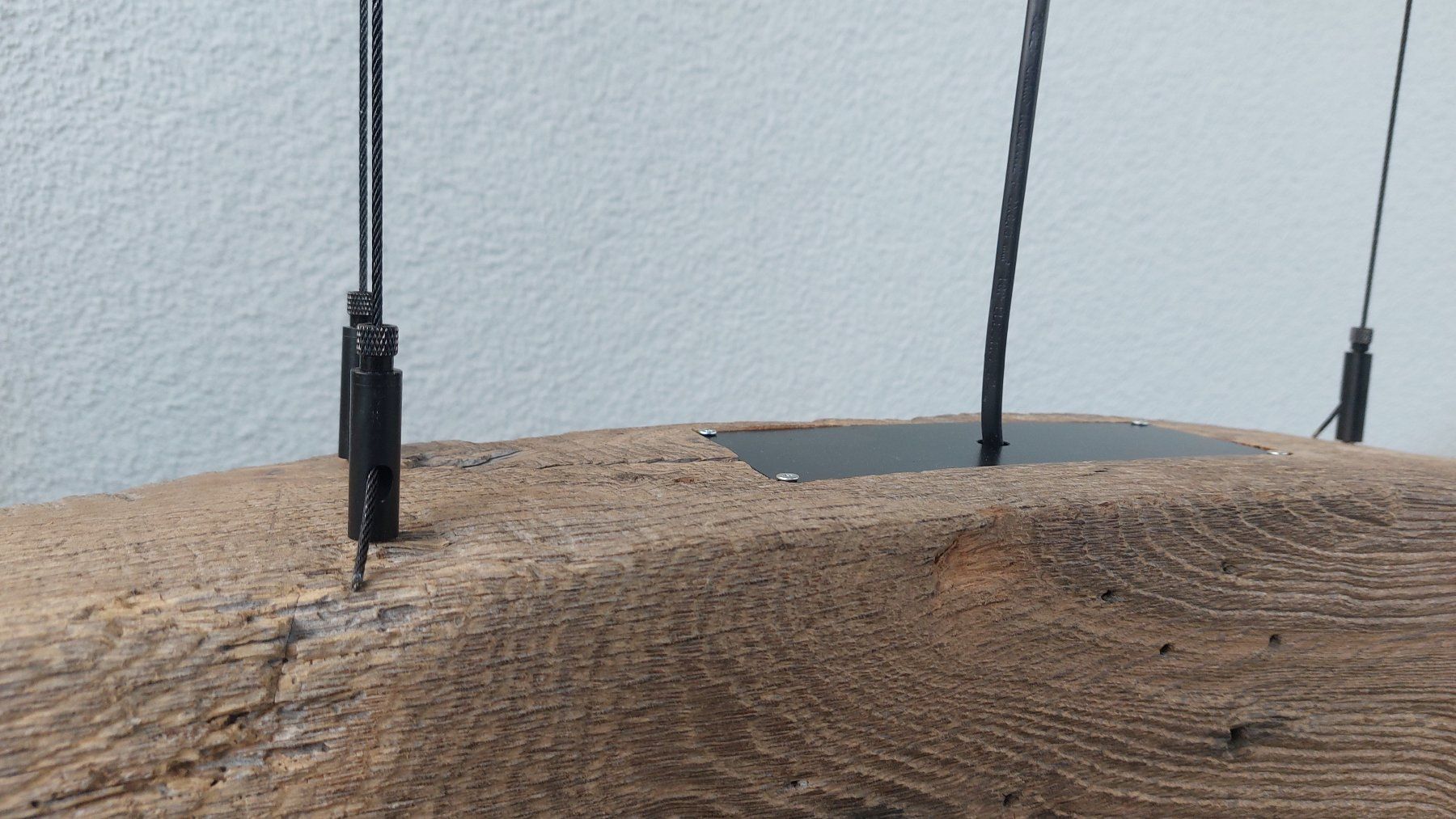Lampadari & plafoniere: Rustikale Hängelampe aus einem Eichen-Altholzbalken – Nuovo e nell'imballaggio originale da Egnach venduto da Oldwoodstyle 4