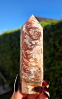 Mexikanischer Achat Obelisk mit wunderschöner Bänderung ✨🤎