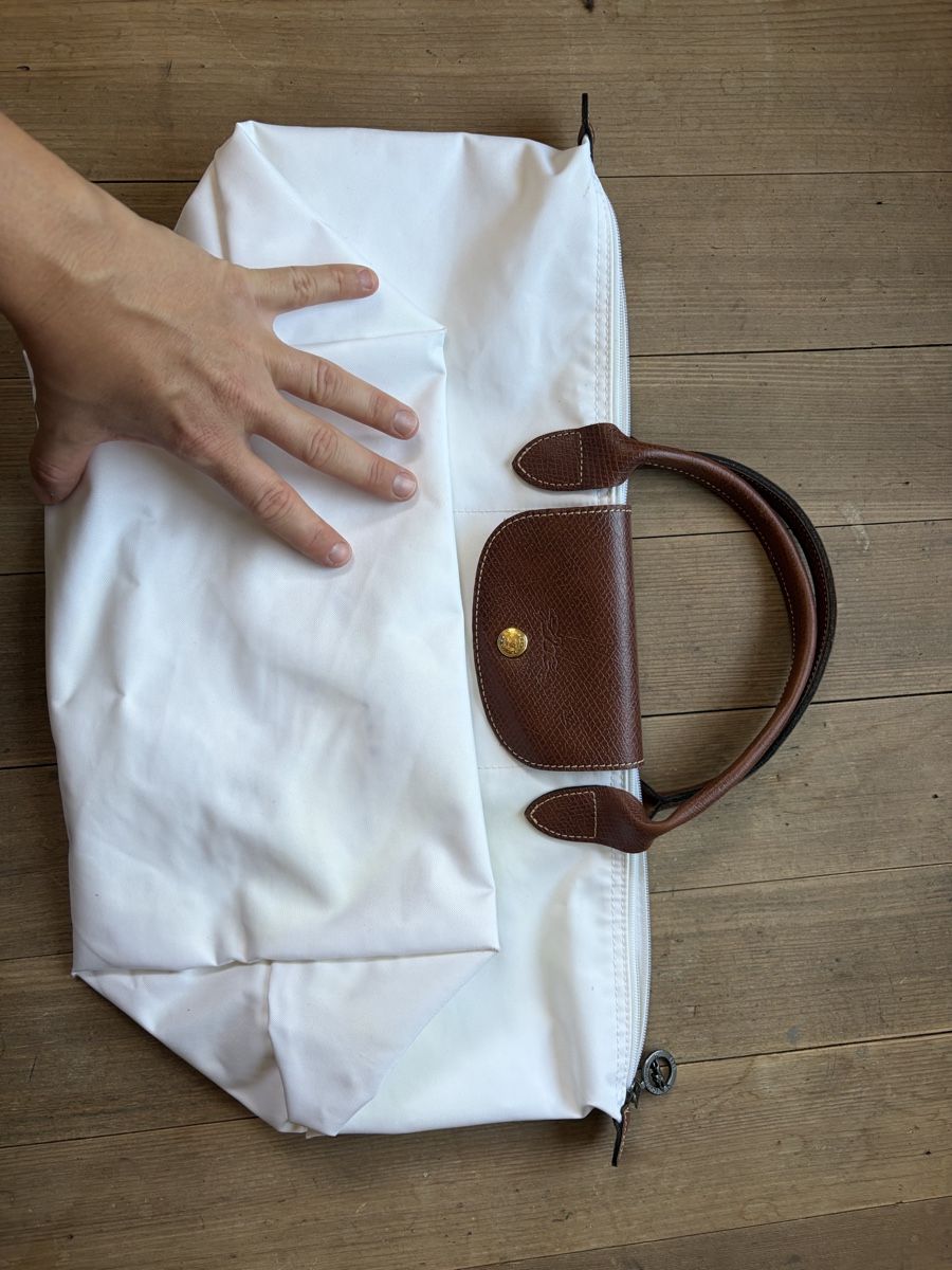 Longchamp Taschen für Damen: Longchamp Tasche weiss – Gebraucht aus Steffisburg von Wuahuahua