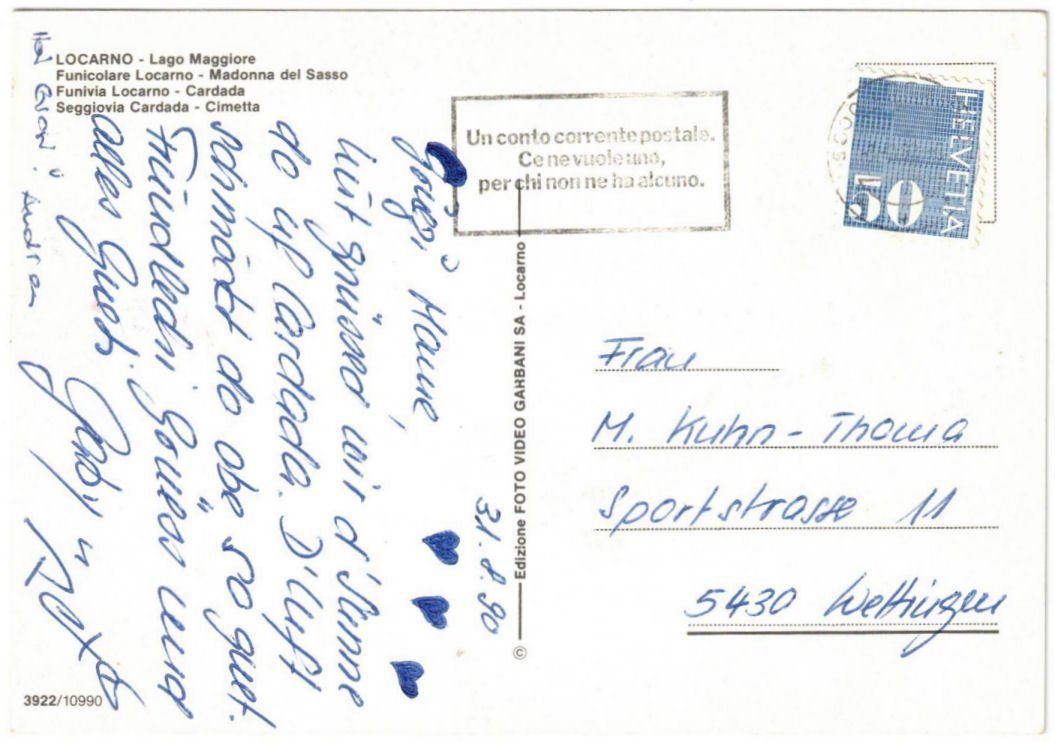 Cartoline postali: Locarno - 3 Bild AK – Usato da Binningen venduto da Mountainrider 1