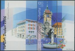 2006 - NABA II - Baden - Block - Ersttag Voll Stempel ET