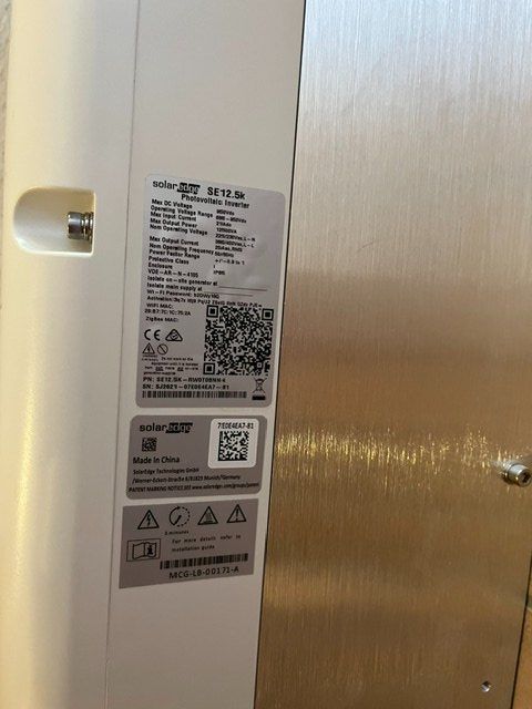 SolarEdge Onduleurs: Solar Edge 12,5k Wechselrichter – D'occasion à Hersberg par Jeep56 1