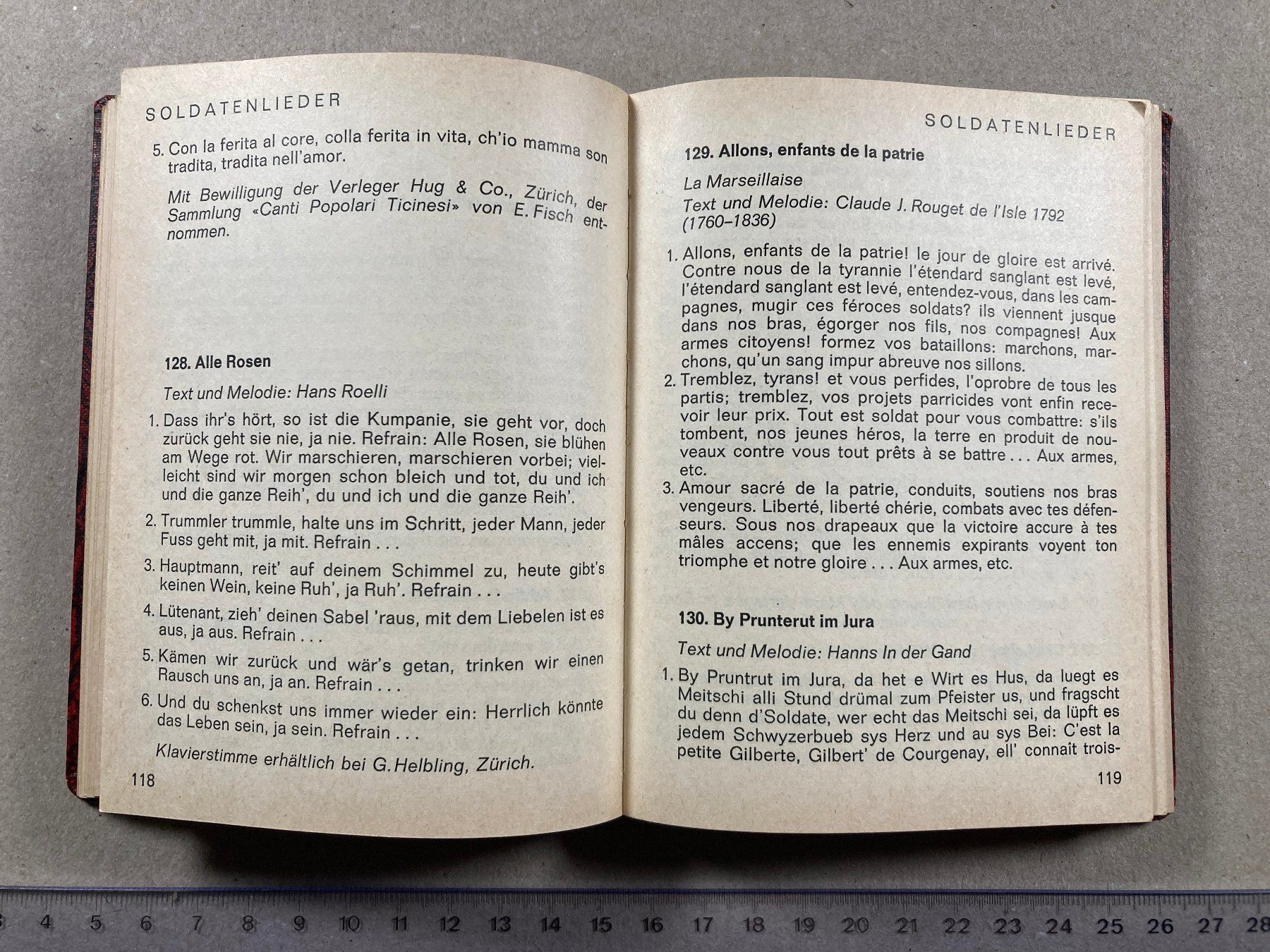 Libri: Poly Liederbuch, ETH, Lieder, Studenten, Musik, Volkslieder – Usato da Lenzburg venduto da fh1 4
