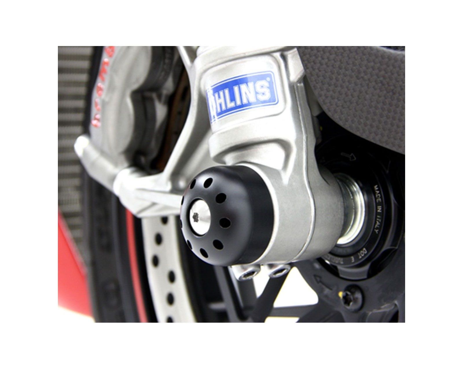 Ducati Tutti i ricambio per moto: Ducati Front Fork Axle Sliders inc. Titanium Bolts – Usato da Belfaux venduto da tmail