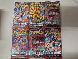 6x Pokémon Chaos Rising Booster – Sealed EN