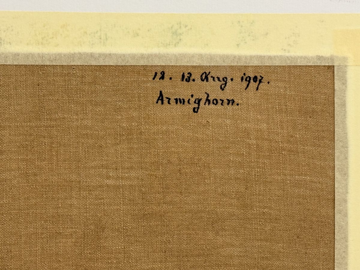 Dipinti: Gemälde - ,,Arnighorn” 1907 – Usato da Solothurn venduto da NUVICO 2
