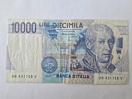 10.000 Italienische Lira 1984