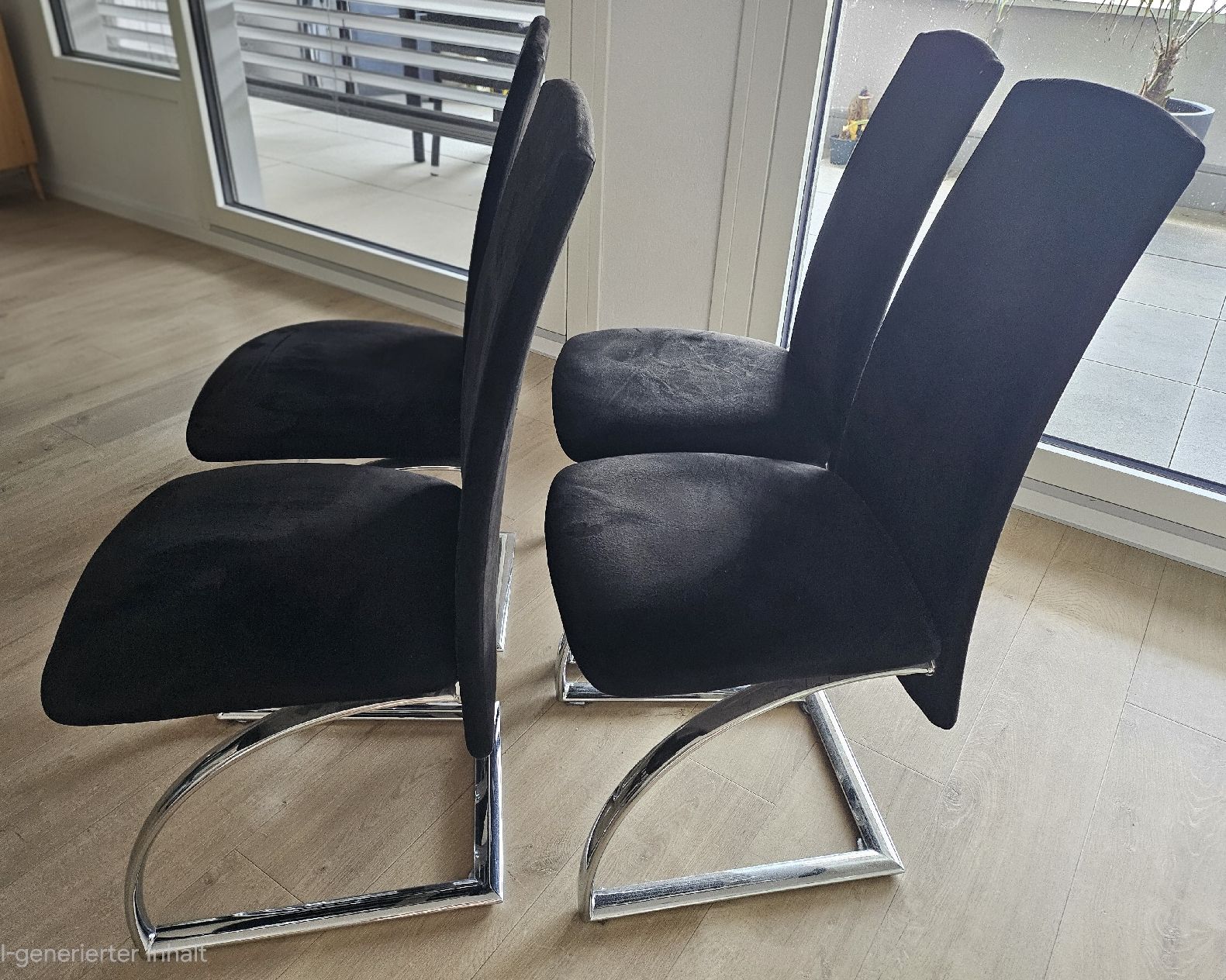 Stühle: Esszimmerstühle schwarz 4 Stk. – Gebraucht aus Würenlingen von Sheadona 2