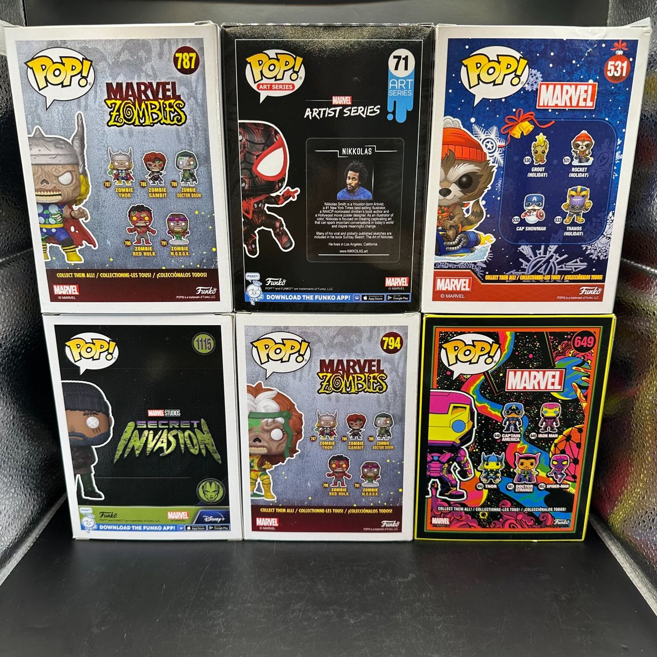 Funko Statuette: Funko Pop Marvel 6Stk Sammlung – Usato da Düdingen venduto da Nerdworld 1