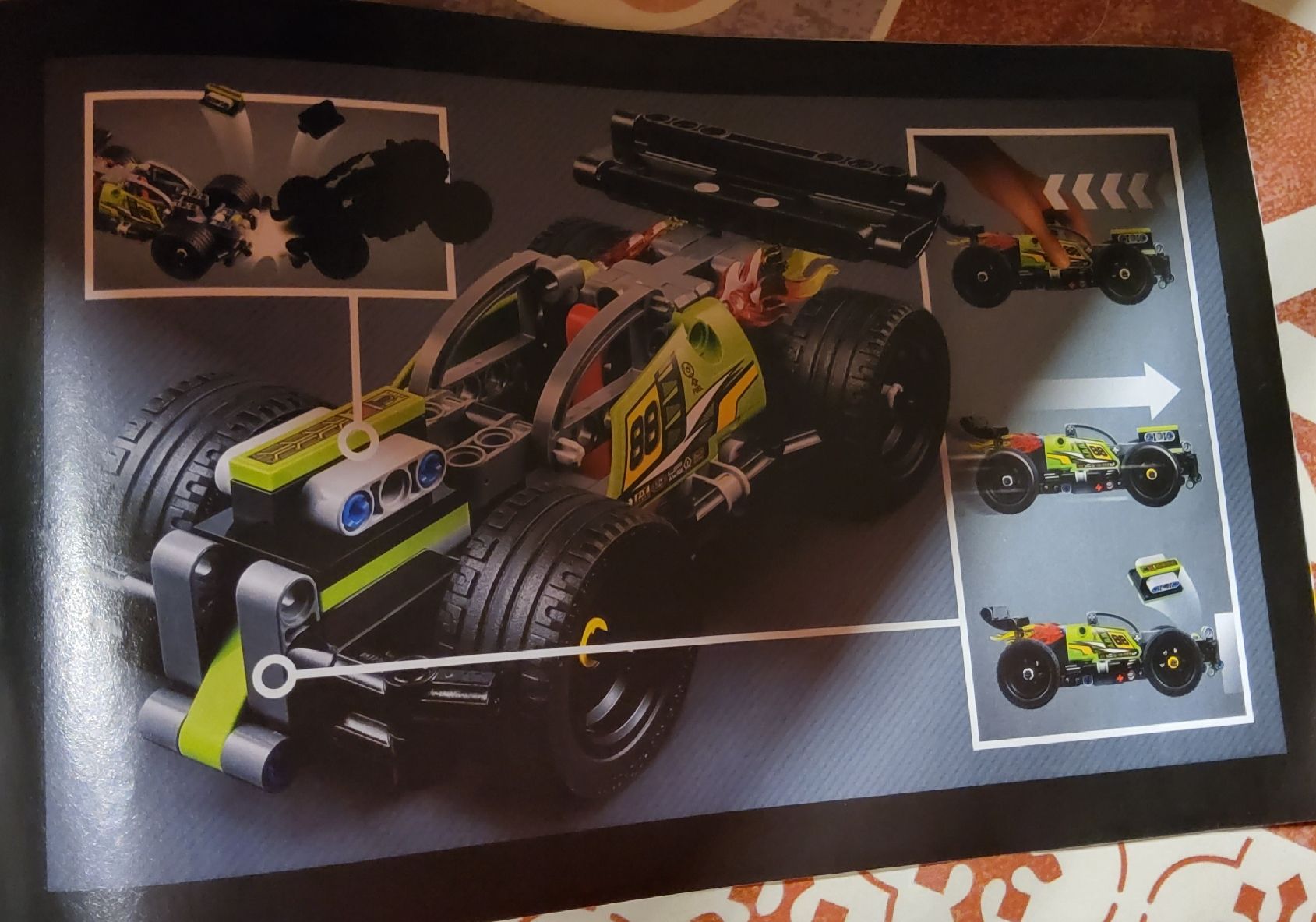 Lego Kit di costruzioni: lego technic 42072 (pull back e crash) – Usato da Sala Capriasca venduto da sto_r86p 2
