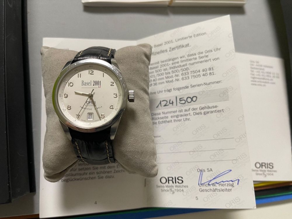 ORIS BASEL 2001 Automatic LIMIT EDITION Kaufen auf Ricardo