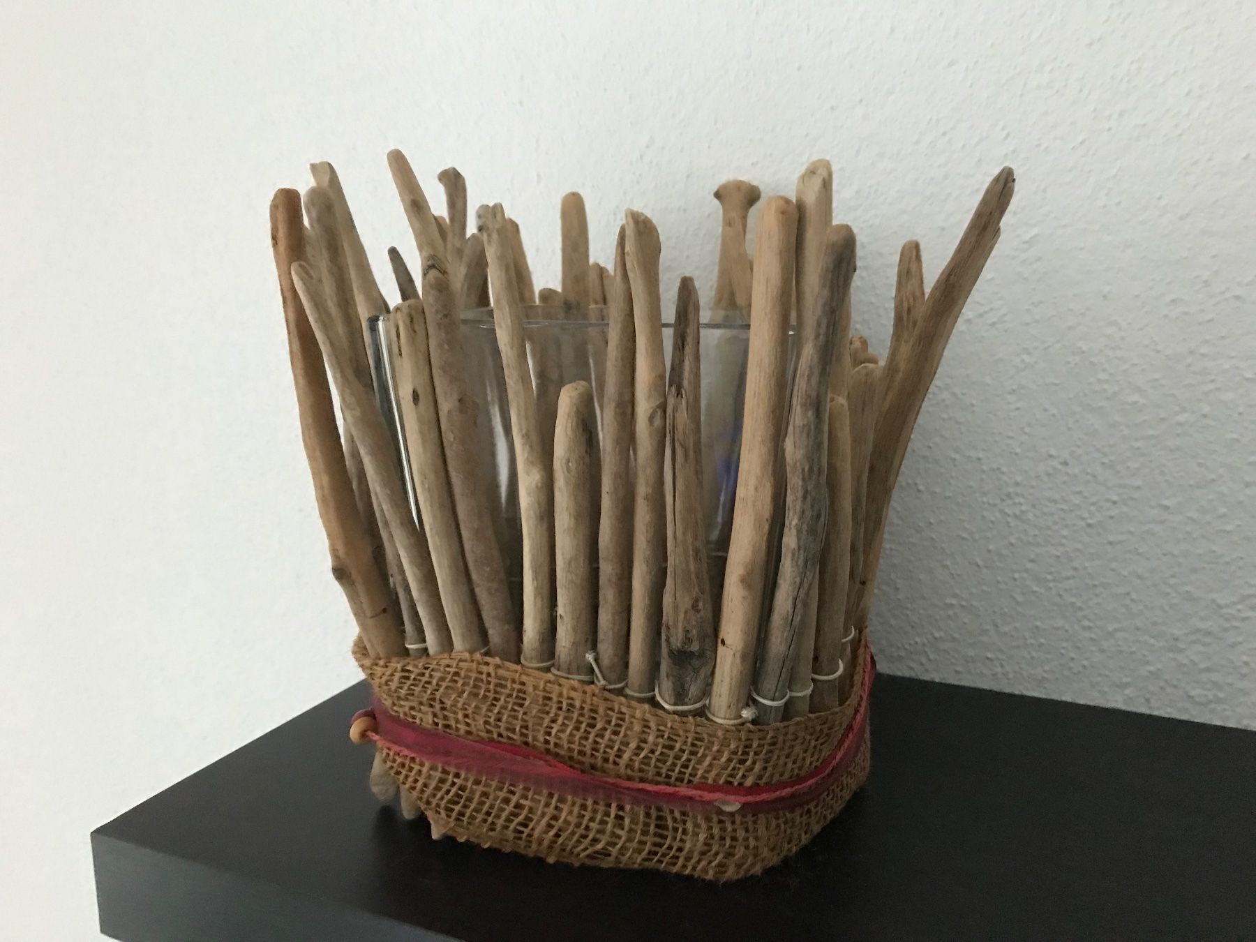 Portacandele: Schwemmholz-Kerzenglas 23 x 22cm – Usato da Giubiasco venduto da baamboo 2