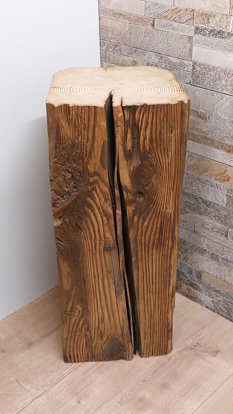Tutte le decorazioni: Rustikale, massive und wunderschöne Altholzsäule / Dekosäule – Nuovo e nell'imballaggio originale da Egnach venduto da Oldwoodstyle 3