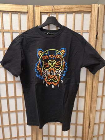 T-Shirt Kenzo Tiger Print schwarz Grösse S gebraucht