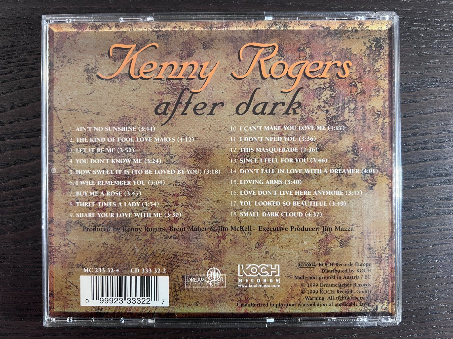 CDs: Kenny Rogers - After Dark – Gebraucht aus Zürich von MusikFreunde 1