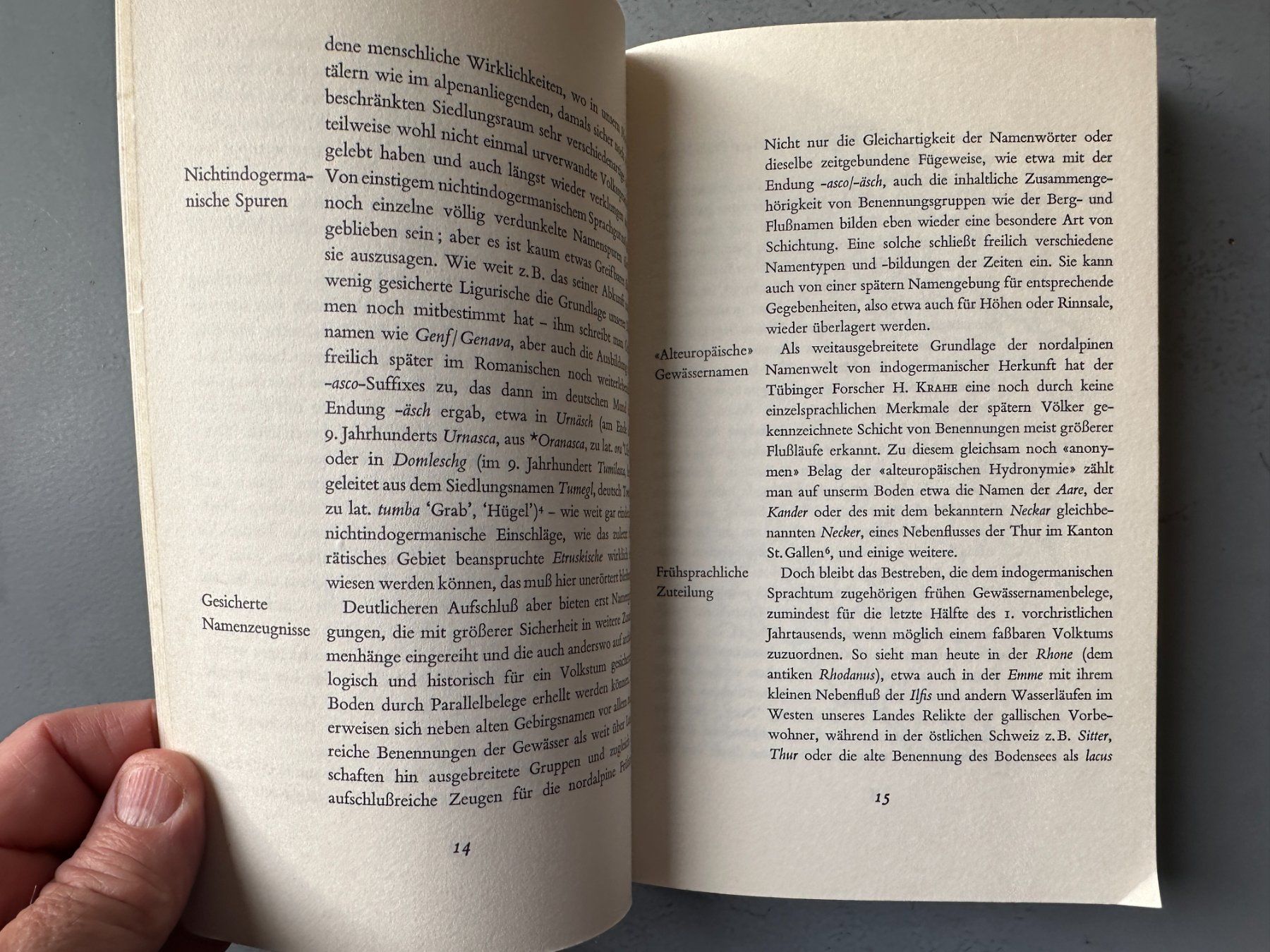 Libri: Paul Zinsli: Ortsnamen. – Usato da Zürich venduto da allp 3