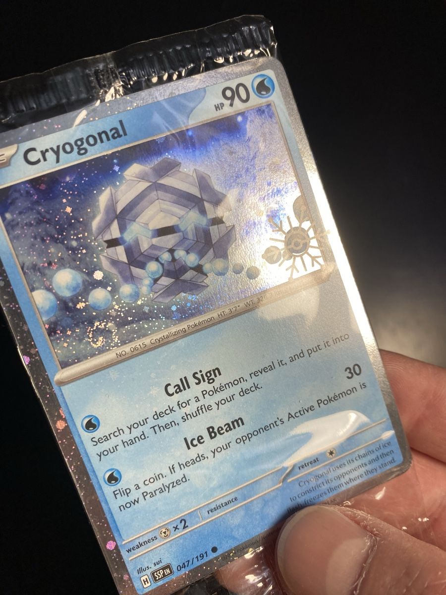 Pokémon Carte collezionabili: Cryogonal #47 - Sonwflake Stamp Holiday Calendar 2025 – Nuovo e nell'imballaggio originale da Unterentfelden venduto da KoolAid-WhiTe 2