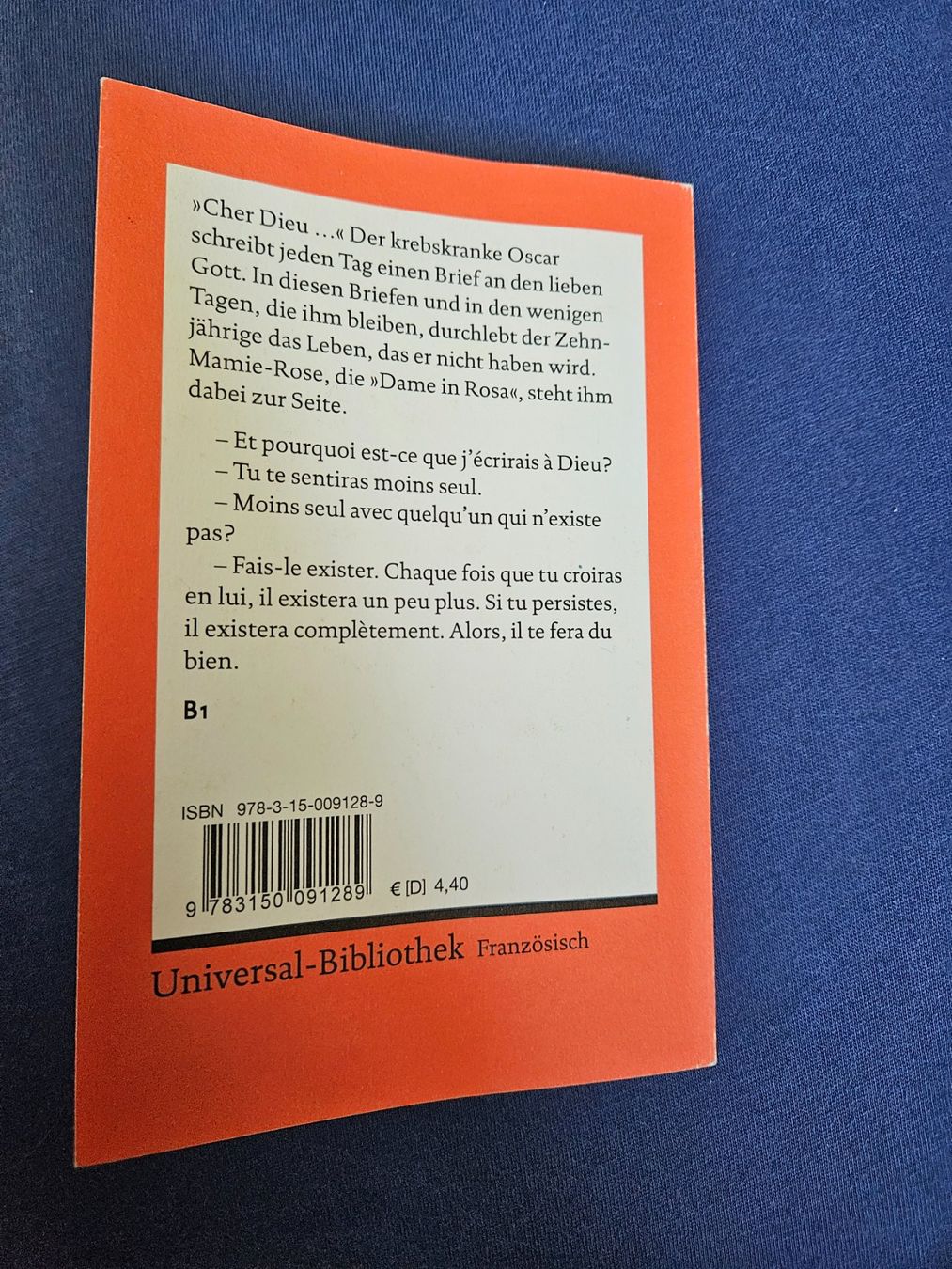 Libri: Oscar et la dame rose - Eric-Emmanuel Schmitt – Usato da Bern venduto da Snowflake38 1