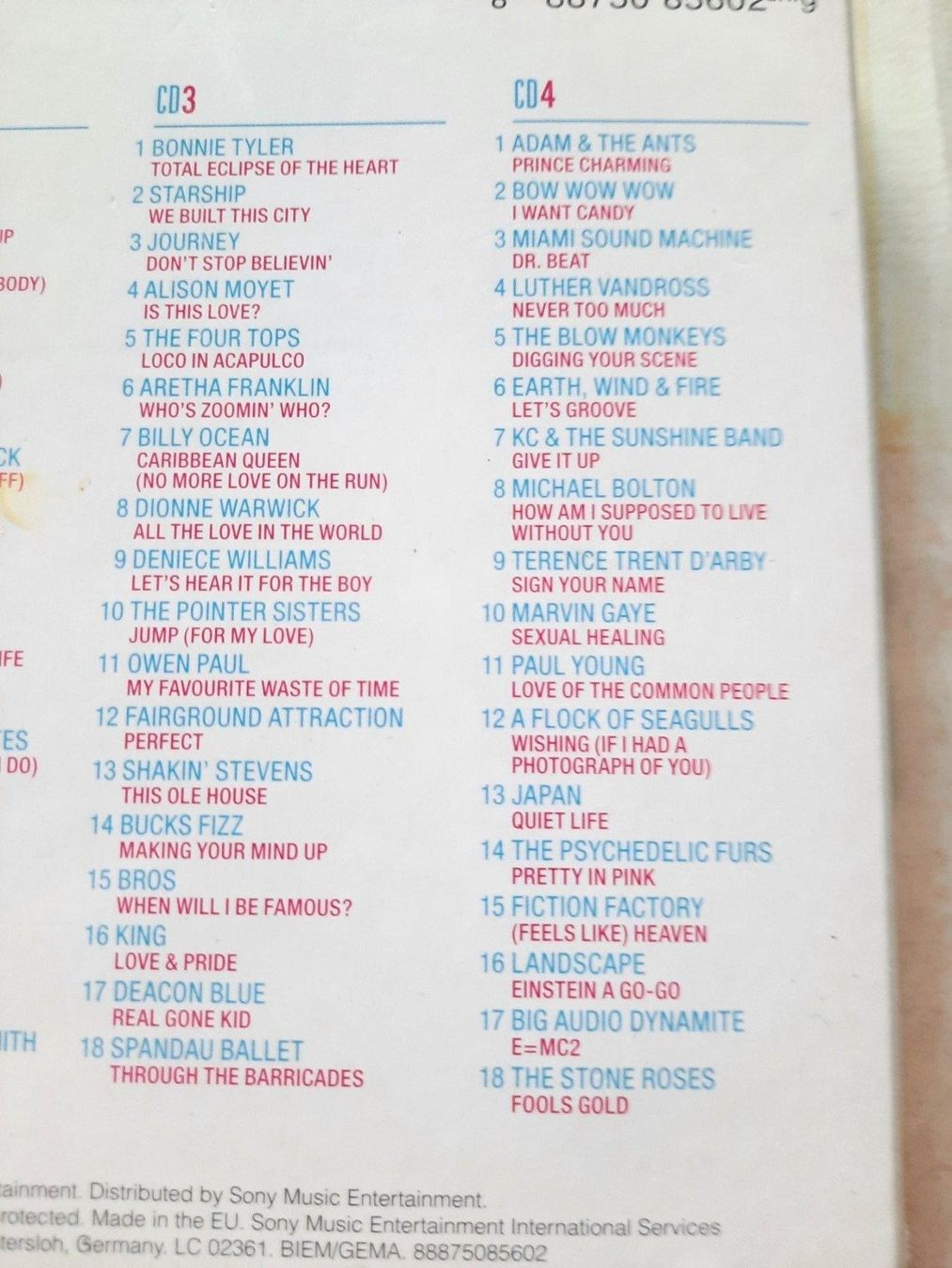 CD: CD Ultimate Eighties - 4 CDS – Usato da Pully venduto da bro_n52j 5