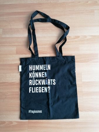 Tasche 'Hummeln können rückwärts fliegen?'