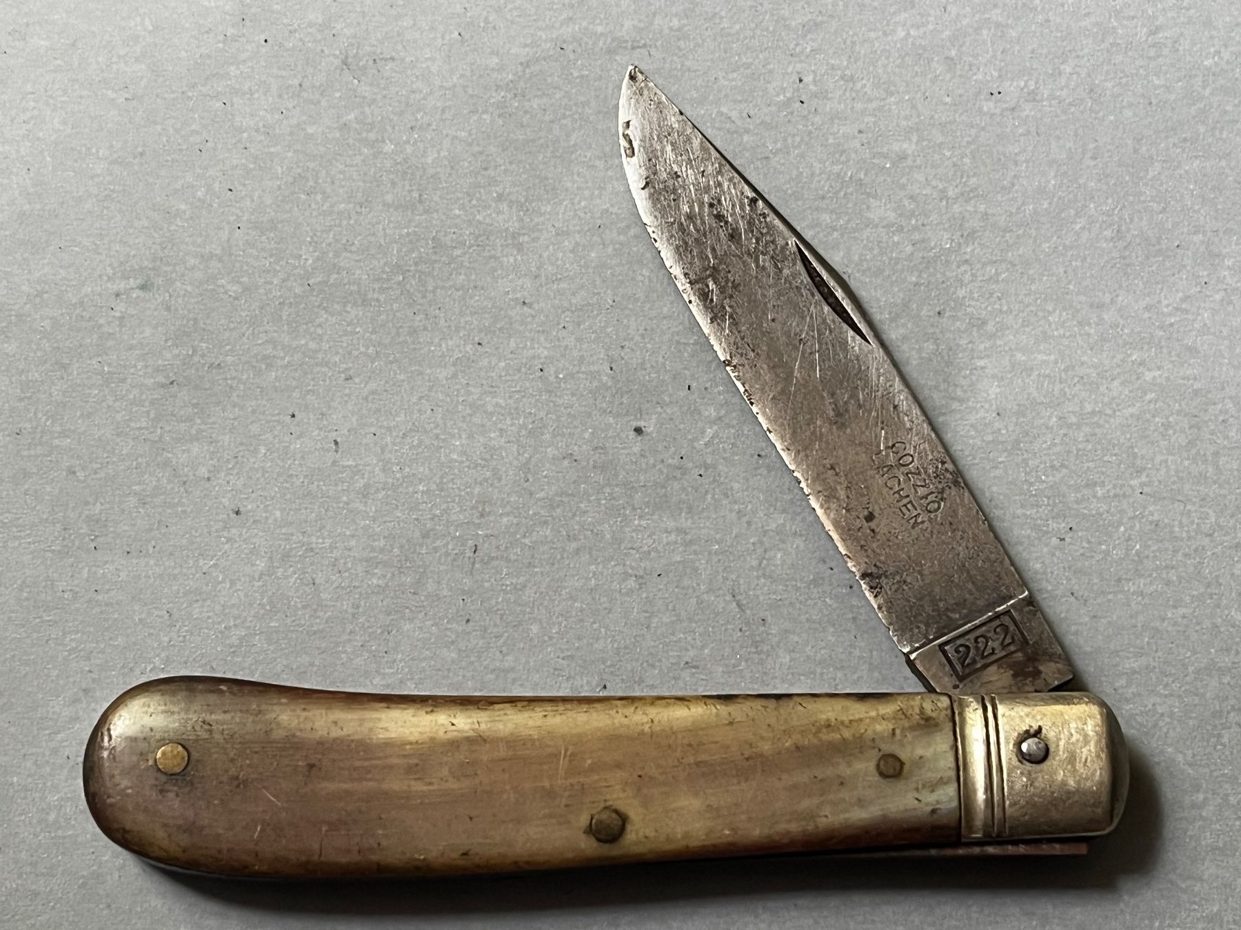Coltelli tascabile: Altes Sackesser Cozzio/Lachen 100 mm – Usato da Zürich venduto da FV.vintage