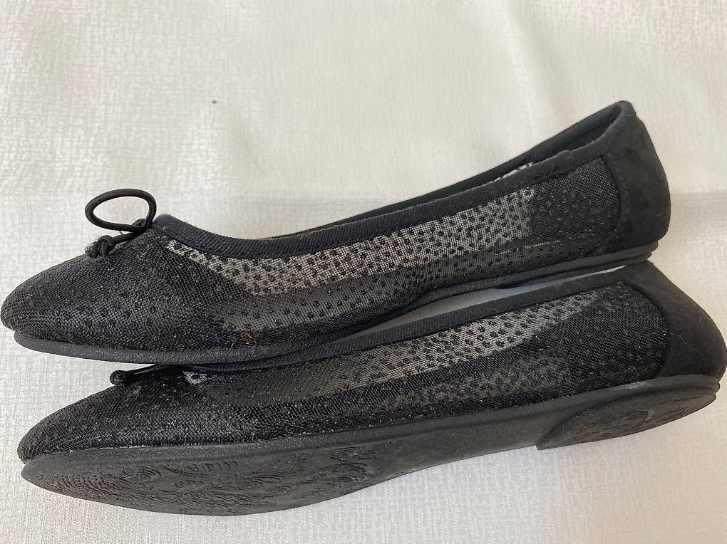 Graceland Scarpe da donna: schwarze Ballerinas mit Netzstoff Gr. 38 – Nuovo (secondo la descrizione) da Hausen AG venduto da corinne_g 1