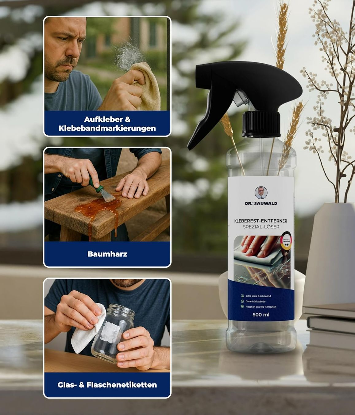 Prodotti di pulizia: Kleberestentferner 500ml mit Reinigungstuch – Nuovo e nell'imballaggio originale da Suhr venduto da SchnapperCH 3