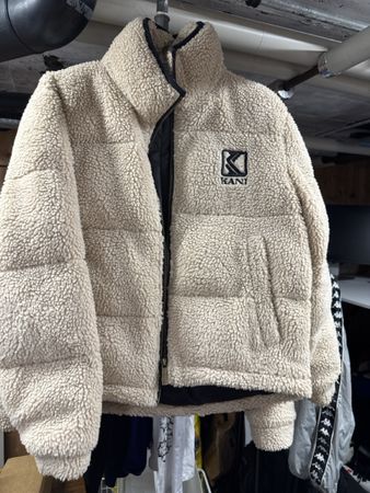 Karl Kani Teddy Jacke beige Grösse XS guter Zustand