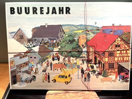 Brettspiel BUUREJAHR Verein Buurespiel von 1982 - Vintage