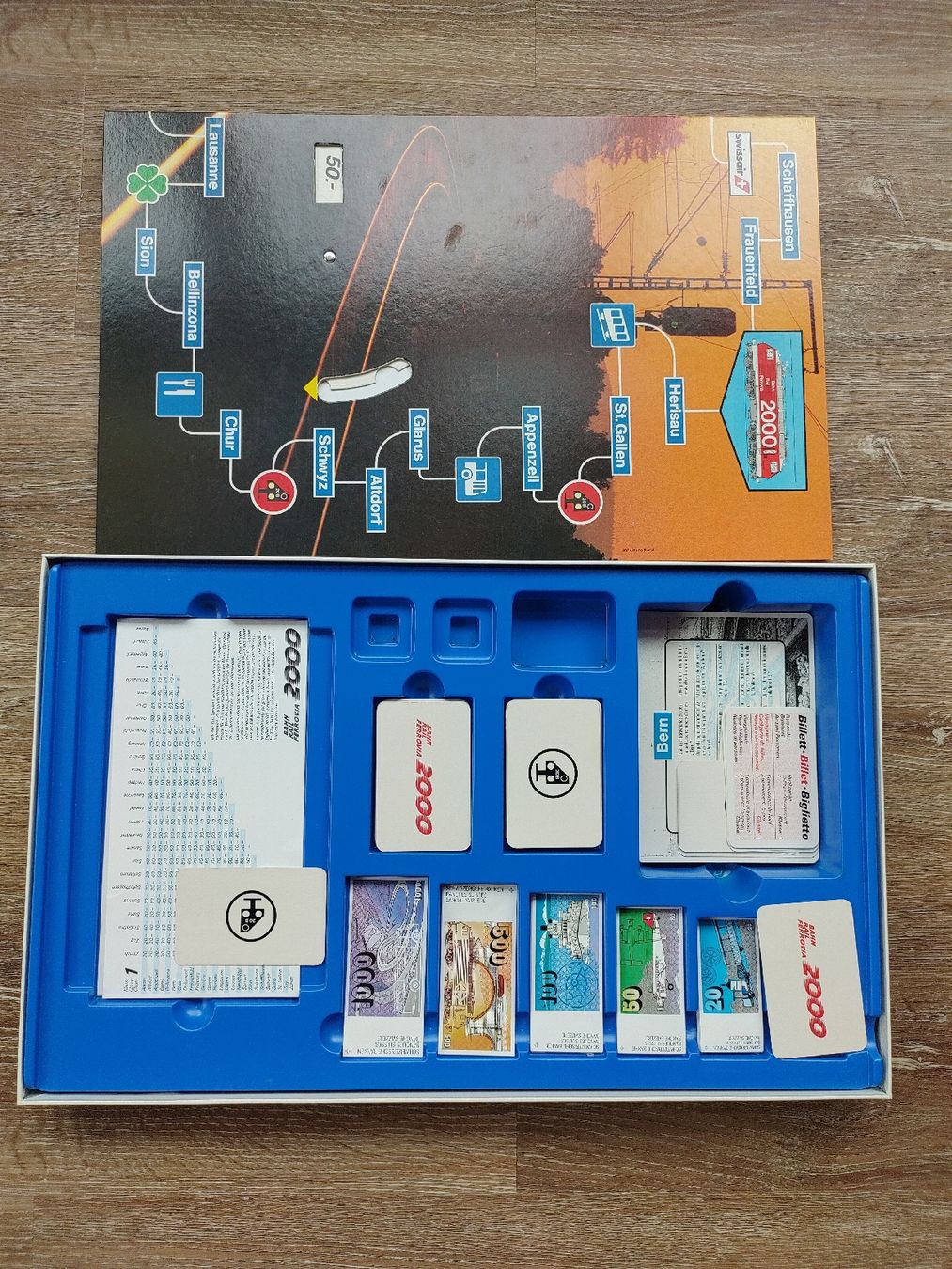 Giochi: Bahn Rail Ferrovia 2000 - Das Schweizer Eisenbahn Spiel! – Usato da Buchs LU venduto da bs_hl7w 1