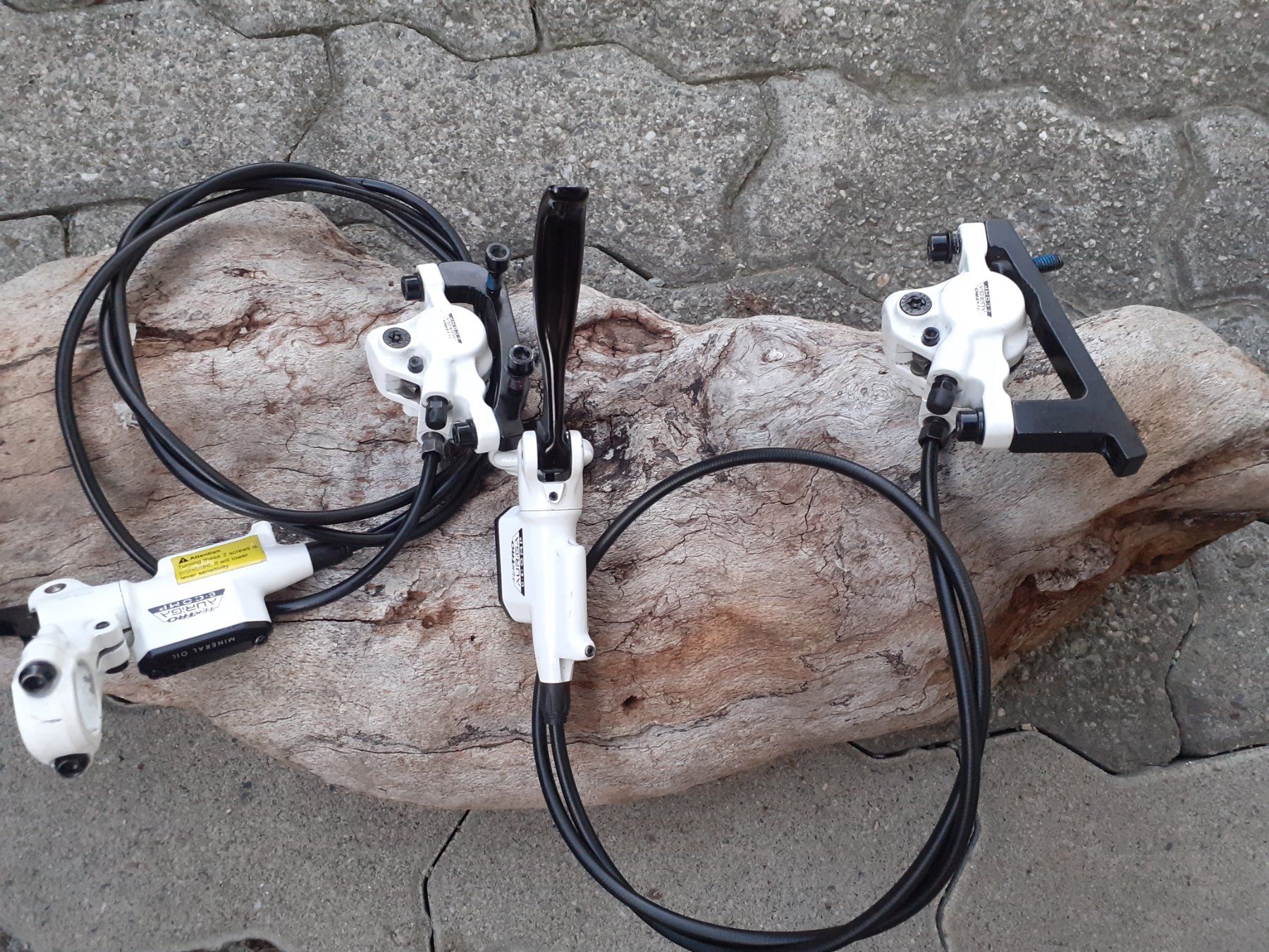 Pezzi di ricambio: TEKTRO AURIGA e COMP Scheibebremsset komplett vorne/hinten – Usato da Cazis venduto da Lucio05 6