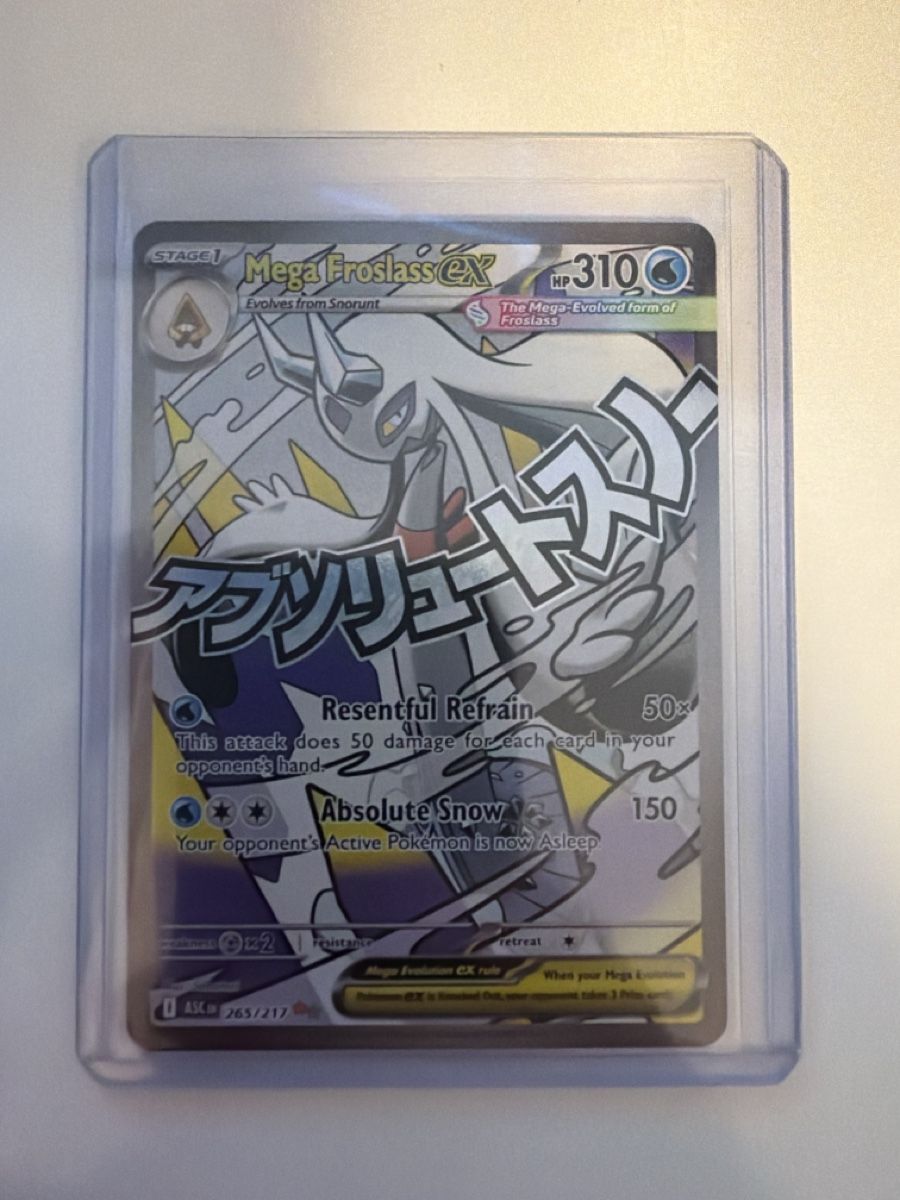 Pokémon Carte collezionabili: Pokemon Mega Froslass ex – Nuovo (secondo la descrizione) da Winterthur venduto da stipooo97