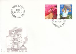 1981 Europa CEPT 2 FDC Steinstosser