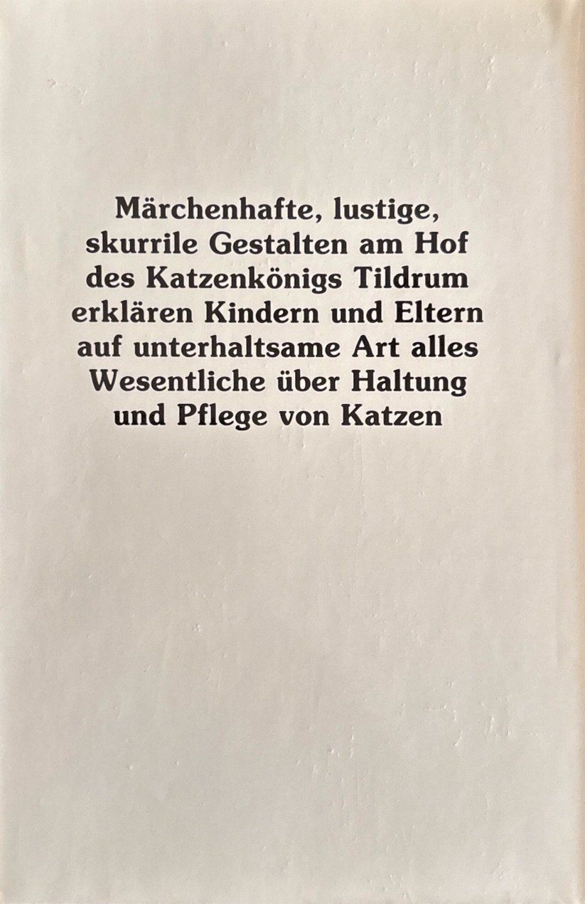 Libri: Katzenkönig Tildrums Katzen ABC – Nuovo (secondo la descrizione) da Sarnen venduto da Livres 1