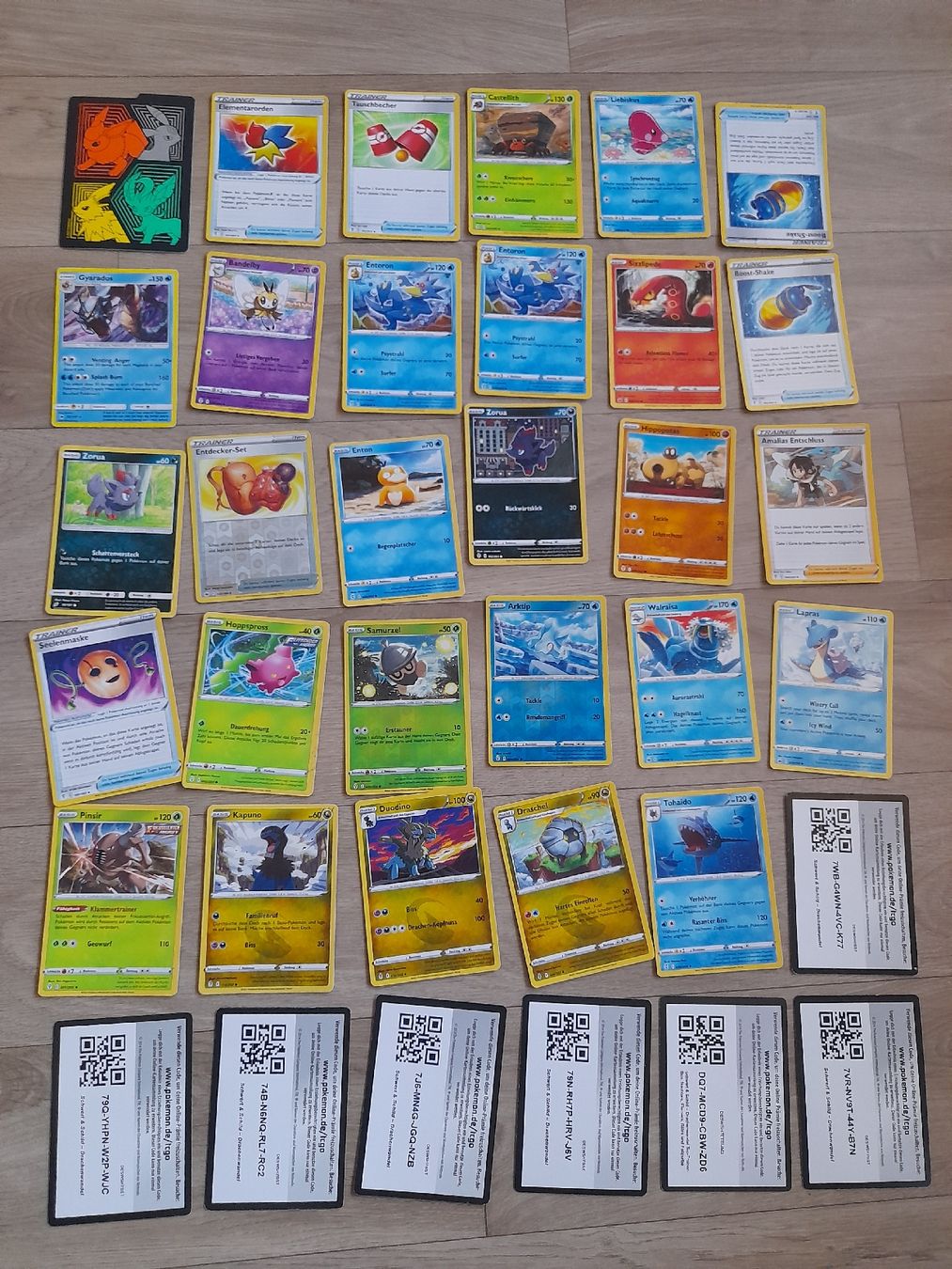 Cartoline: Lot Pokemon Karten  – Usato da Basel venduto da Basel_20 3