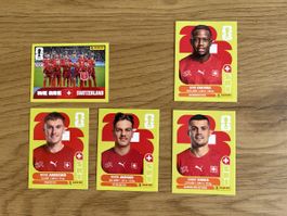 Panini FIFA 2026  Swiss Team SUI 9,10,13,14,16
