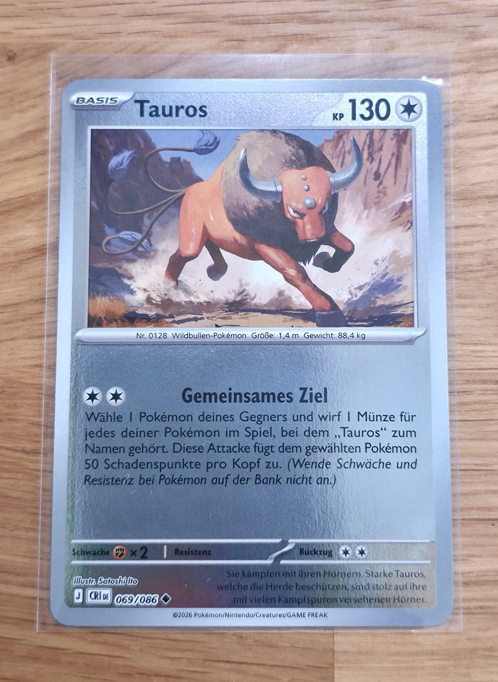 Pokémon Carte collezionabili: Tauros 069/086 Wachsendes Chaos – Nuovo (secondo la descrizione) da Arbon venduto da Twist05