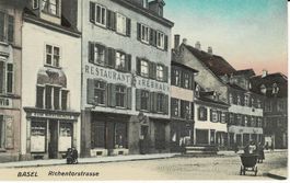 BASEL Richentorstrasse BS um 1920!