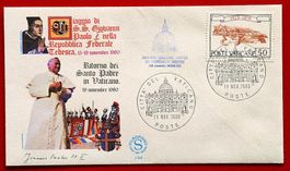 VATIKAN PAPST ZURÜCK VATIKAN VEREIDIGUNG SCHWEIZERGARDE 1980