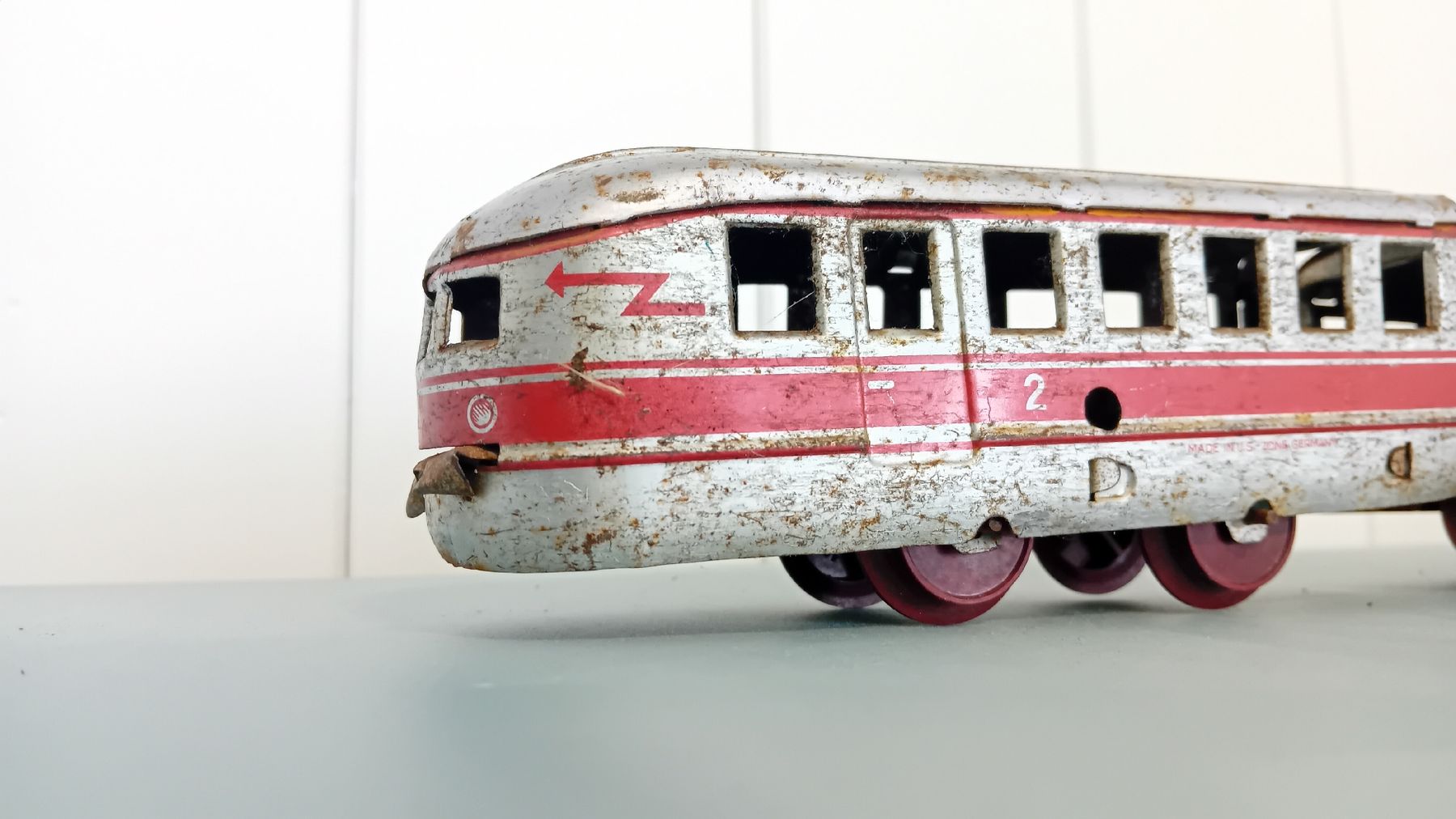 Distler Modellini di ferrovie: DISTLER  SVT Triebwagen, ca 1950, selten – Difettoso da Murten venduto da fotorothen 1
