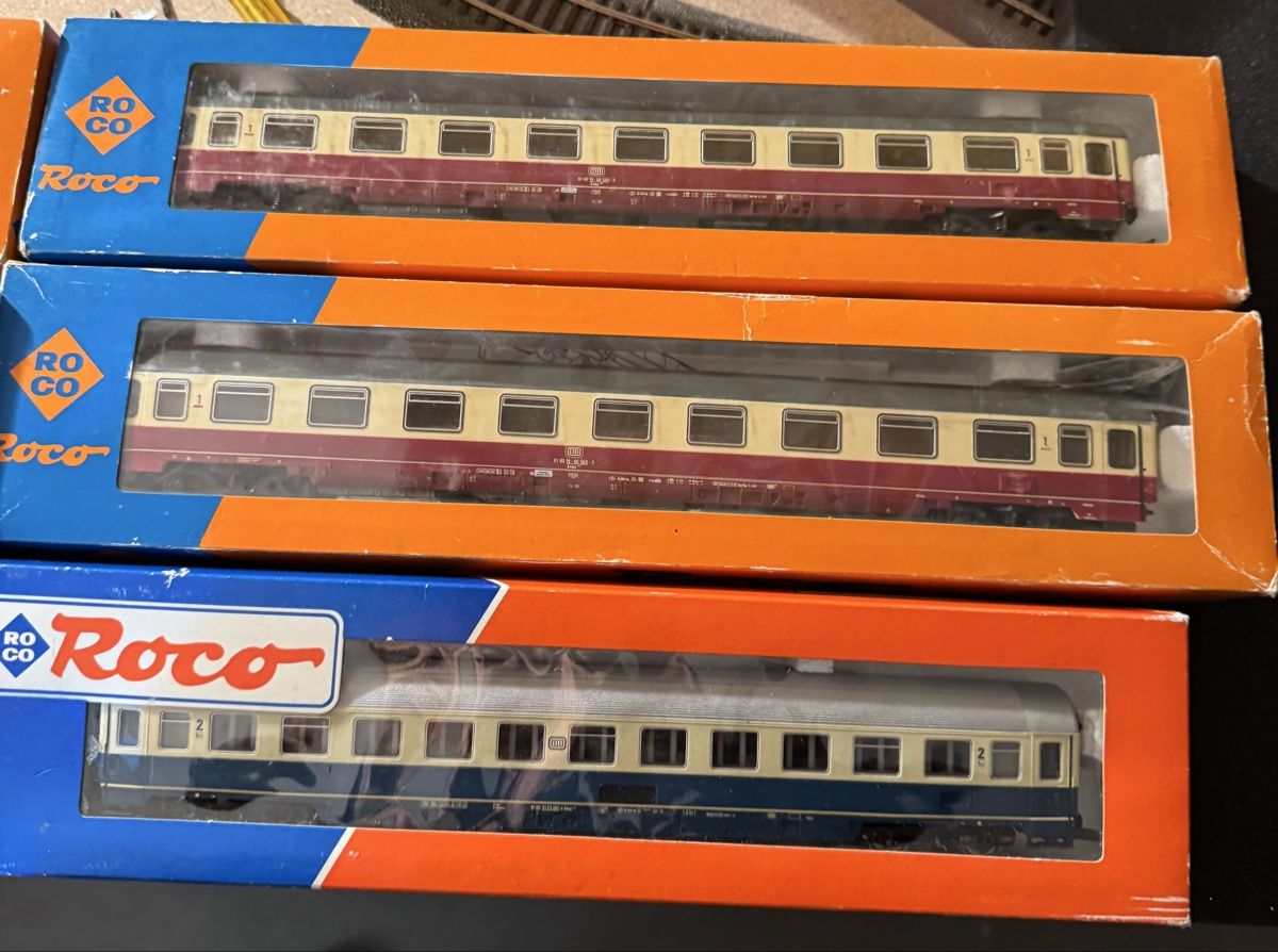Roco Modelleisenbahnen: 6.Stk. DB Personenwagen – Gebraucht aus Esslingen von Ursr1 2
