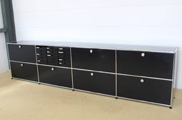 Swiss Design Furniture: USM Sidebaord in schwarz, neuwertig