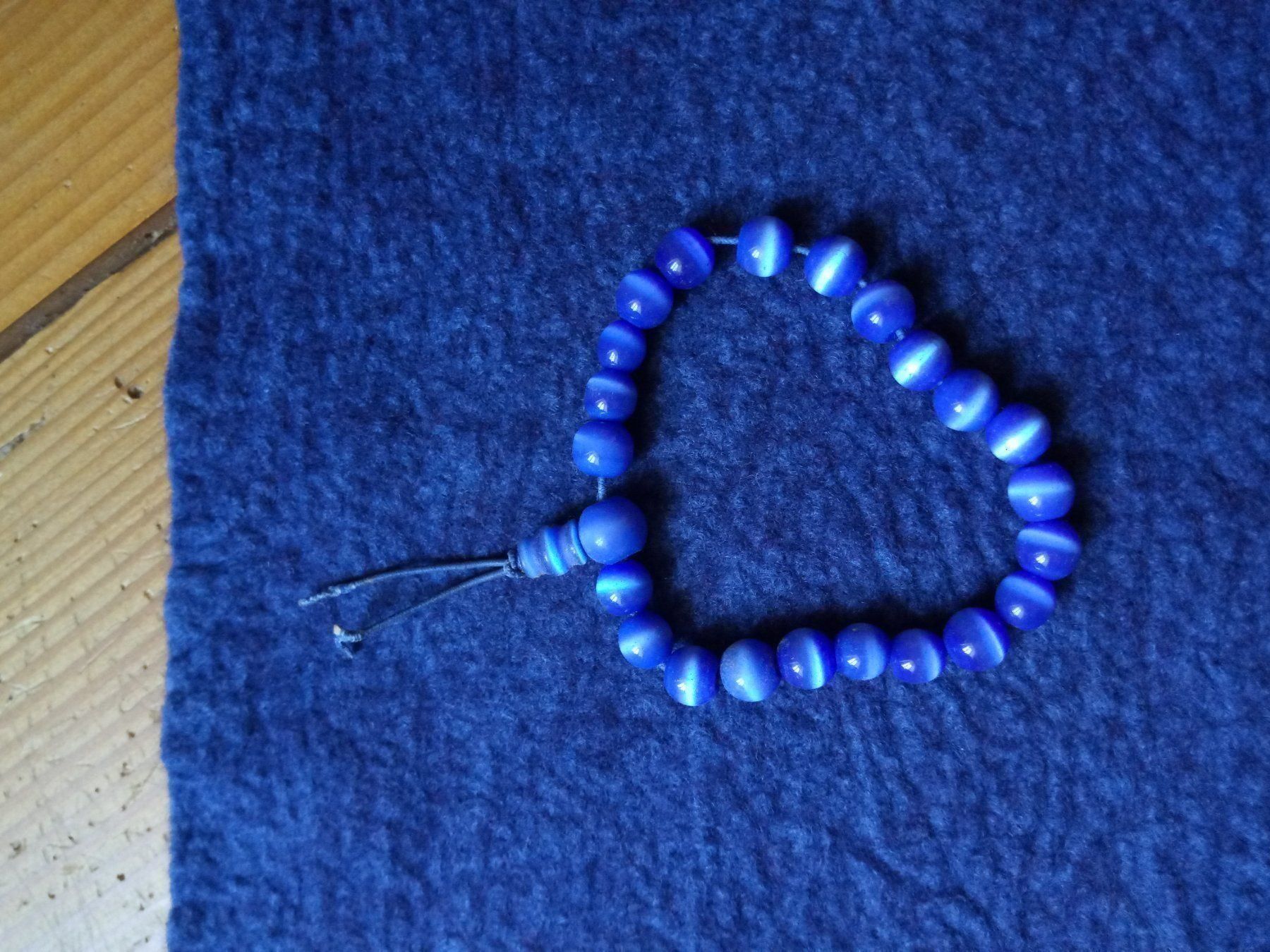 Bracelets: Modeschmuck Perlenarmband Blau – Neuf (Voir description) à Beckenried par Havacola 3